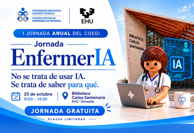 La jornada del Colegio de Gipuzkoa se desarrolla el 23 de octubre en horario de mañana